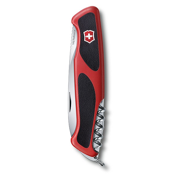 Нож Victorinox RangerGrip 53, 130мм, 5 функций (красный/черный)